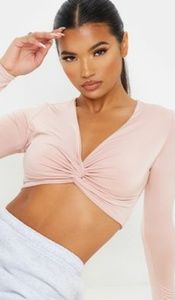 Long Sleeves  Crop top